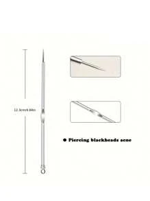 4/11pcs Needling Beauty Acne Needle Elbow Hook Acne Needle Blackhead Tool Set Y2k Skincare Goth Travel Essentials Pens Charms Sweats Hair Brush Strawberry Liquid Blush Bonnet Dresser Foundation,Blackhead Remover,Beauty,Skin Care Products,Spa,Self Care,Skin Care Tools,Face Care,Esthetician Supplies,Skin,Face Wash,Facial