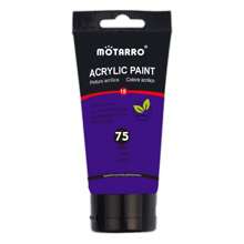 Motarro* 管装丙烯颜料，适合艺术初学者、业余画家、画布、岩石、木材、陶瓷（75 毫升 2.6 盎司）