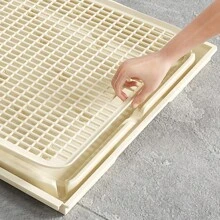 Große Katzentoilette mit Deckel, extra große Katzentoilette für große Katzen, XL Streuschale mit hohen seitlichen Wänden, nicht klebrig, auslaufsicher, einfach zu reinigen