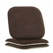 Mocassi 2 Pack Textured Chair Cushion Covers - Skid-Proof Rubber Backing - Cây xô thơm - Xem 12