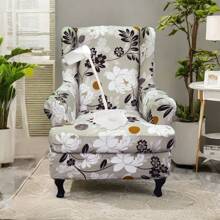 2pcs Waterproof Stretch Universal Tiger Chair Cover Protector Set, Tiger Print Pattern, Includes 1 Sofa Cover + 1 Cushion Cover Gifts Birthday Graduation