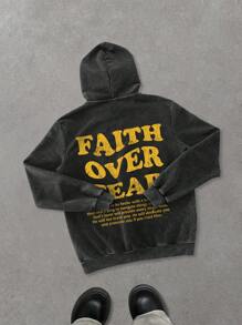 395 Super Soft Vintage Distressed Fleece Hoodie