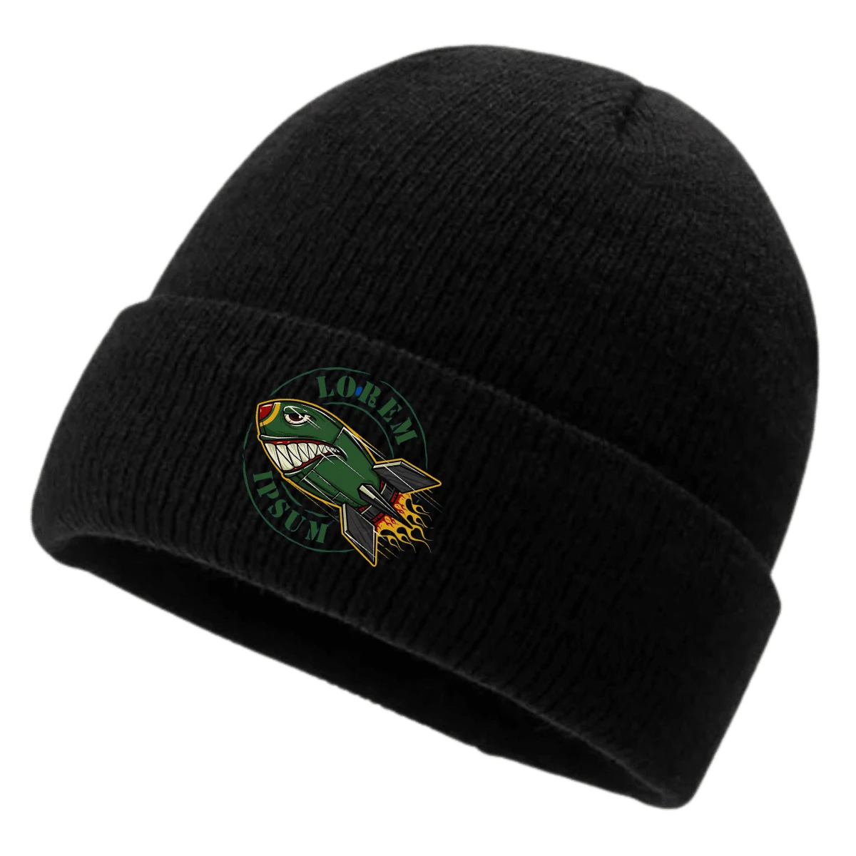 Unisex Adult Personalized Angel Fabrics Beanie Hat - 13 - 查看 1