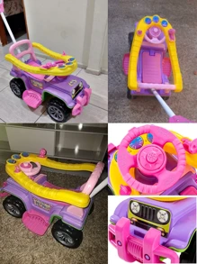 Children's Stroller Pusher Walker Quadricycle   Sound Interactive Toy Babies Child Ride Park - 彩色 - 查看 4