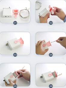 Vỏ bảo vệ bộ sạc nâng cấp, Giá đỡ lưu trữ cáp dữ liệu, Vỏ bảo vệ bộ sạc, Giá đỡ lưu trữ khi du lịch, Phù hợp với nhiều loại bộ sạc, Phụ kiện du lịch, Bộ sắp xếp cáp, Giá đỡ lưu trữ cáp dữ liệu, Giải pháp sắp xếp hoàn hảo, Phù hợp với phòng ngủ, văn phòng và sử dụng hàng ngày. - Nhiều màu - Xem 5