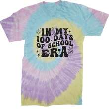 In My 100 Days Of School Era Mens T-Shirt - Kẹo dẻo nhuộm màu - Xem 1