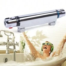 eusmeyusnt Grifos para bañera - Plateado - Ver 5