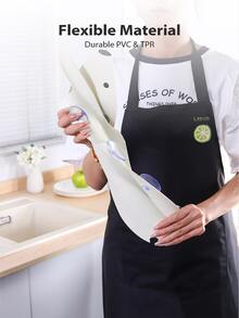 1 Cute Bear Shape Water Stopper -, Kitchen Bathroom Sink Splashback, Kitchen Splashback Sink Stopper Upgraded Design Dishwashing Stopper, Kitchen Utensils, Sink Guards, Sink Guards, Sink Partitions, Sink Splashbacks Cute Kitchen Accessories - 白色 - 查看 3