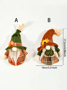 1 đồ trang trí búp bê Giáng sinh, đồ trang trí treo cây thông Noel, quà tặng sinh nhật ngày lễ tạ ơn, quà tặng tiên nữ, mặt dây chuyền treo cây thông, đồ trang trí tiệc tại nhà - Nhiều màu - Xem 7