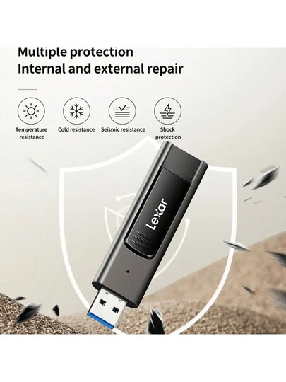 USB 3.1 LEXAR M900 USB Flash Drive 64GB 128GB 256GB اقرأ السرعة التي تصل إلى 300 ميجابايت/ثانية Pendrive Mini U Disk Memory Memory | مقاس: 64 جم