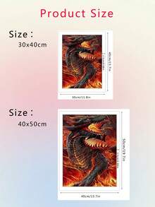 Peinture de diamant renaissance du dragon flamboyant et du phénix, nouvelle mosaïque de diamants ronds pleine, décoration murale DIY pour la maison, décoration de salon, œuvre d'art de broderie créative