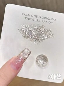 MISS SHAKA 10ml Gel Nail Polish Nail Art Pink Blue Explosion Flash Glitter Star Chasing Month By Month Flash Platinum Gel Nail Polish 2025 New Autumn And Winter Online Red Popular Whitening Nail Shop Exclusive For Women & Girl Holiday Gift.