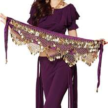 Handgefertigter Münzen-Fransen-Hüftschmuck mit bohemischem Anhänger - perfekt für Bauchtanz, Festivalauftritte und kulturelle Feierlichkeiten - Verschiedenfarbig - Übersicht 3