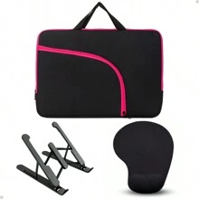 CMC CMCOVERS Notebook Bag  Table Stand Mouse Pad Pc Kit - Hồng - Xem 1