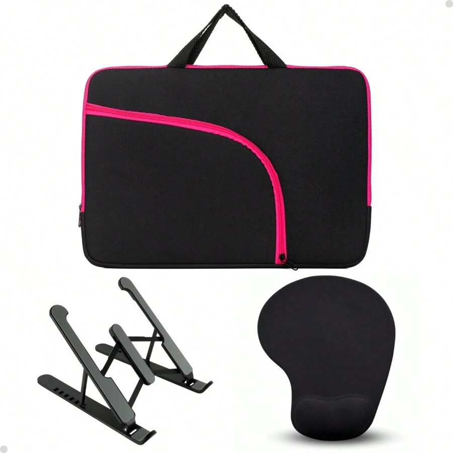 CMC CMCOVERS Notebook Bag  Table Stand Mouse Pad Pc Kit - Hồng - Xem 1