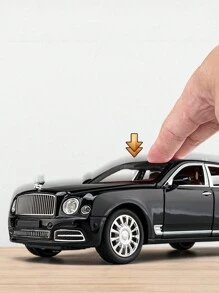 1pc 21cm Length X 8.5cm Width X 6cm Height, 365g Zinc Alloy Shell Maserati Car Model, Die-Cast Metal Replica With Openable Doors, Hood, Detailed Interior And Suspension/Steering, Collectible Gift For Adults