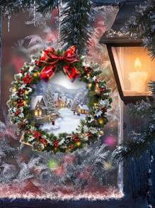 1 miếng dán trang trí vòng hoa, miếng dán tường trang trí, miếng dán tự dính có thể tháo rời, thích hợp cho phòng khách, trang trí phòng ngủ, trang trí nhà cửa, trang trí cửa sổ cửa hàng, miếng dán trang trí không khí ngày lễ, miếng dán, miếng dán tường, miếng dán vinyl để trang trí nhà cửa, vật dụng trang trí mùa xuân làm mới ngôi nhà của bạn, miếng dán trang trí Rama - Nhiều màu - Xem 9