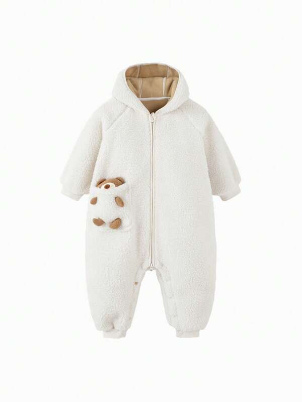 mini bala Meninos Meninas Outono Inverno Bonito Bebê Macacão