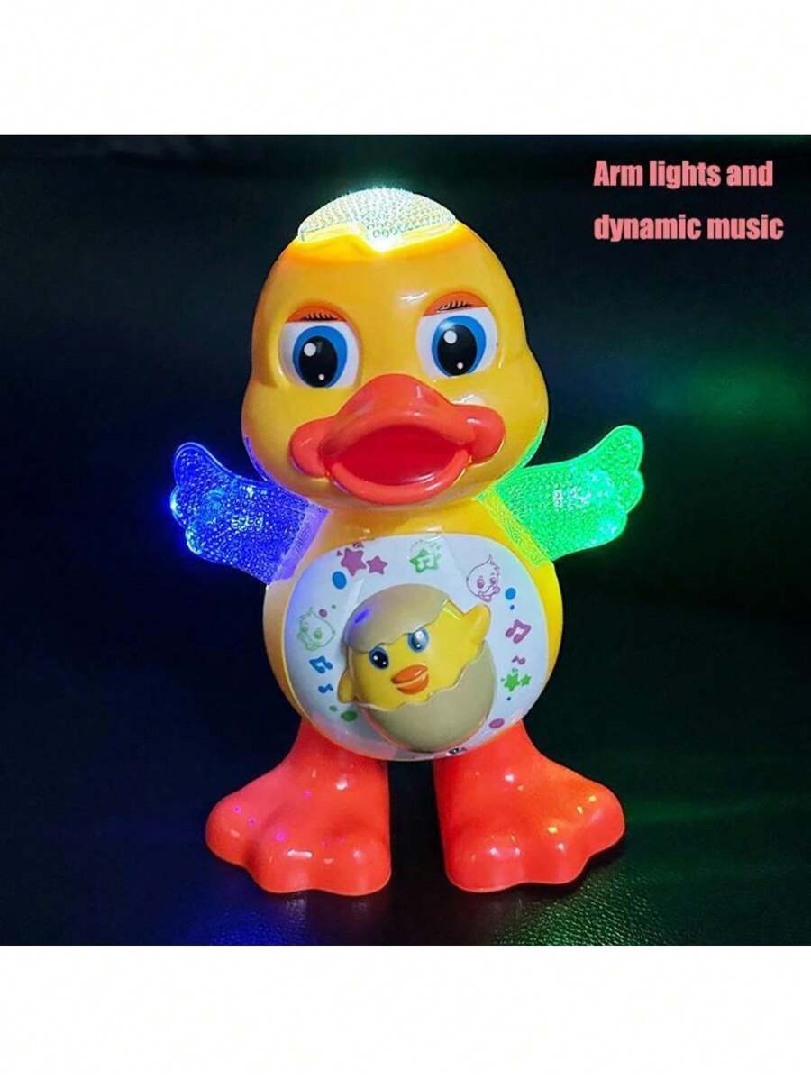 Electric Dancing Duck Funny Blink Eyes Flashing Light Cute Musical