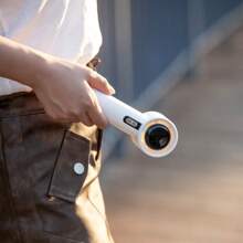 WX-638 1PC 3000mAh Pin dung lượng lớn Quạt cầm tay TurboPower tốc độ cao yên tĩnh - Màn hình điều chỉnh 100 cấp số, Sạc USB di động, Điện áp hoạt động ≤36V, Thiết kế bằng nhựa nhỏ gọn, Thích hợp sử dụng ngoài trời, bãi biển và học sinh - màu đen - Xem 6