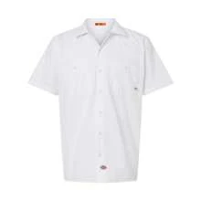 Dickies - Industrial Short Sleeve Work Shirt - S535 - White - View 4