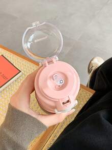 1 bình chân không bằng thép không gỉ có tên tùy chỉnh, uống trực tiếp/miệng ống hút, có tay cầm và thảm chống trượt, 500ml/16,90oz - nhiều màu - Xem 6