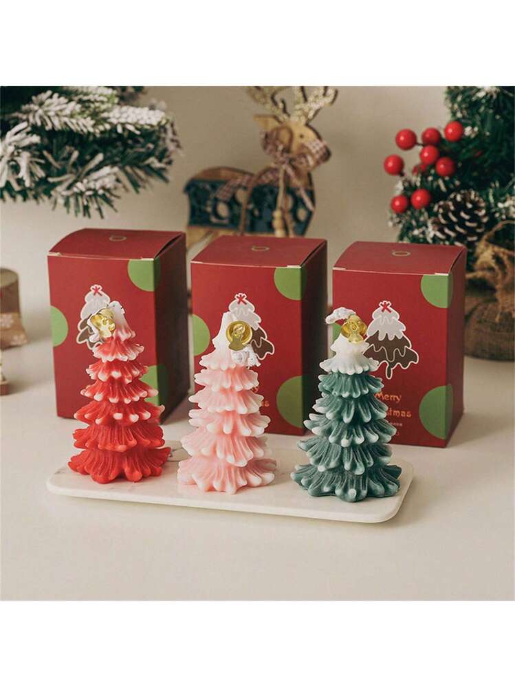 2 Candele Profumate Natalizie A Forma Di Pupazzo Di Neve – Cera Di Paraffina, Fragranza Giglio, Altezza 9,5x10,5 Cm, Decorazione Tavola Natale - 3