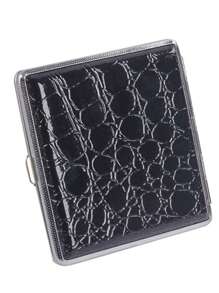 1 件男士多色皮革时尚便携式烟盒，适合男女日常使用，发饰，吸烟配件，香烟储存，烟嘴盒，Sigaretten Doos - 彩色 - 查看 6