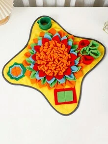 Pet Sniff Mat - Dog Nose Work Feeding Mat, Slow Feeder Stress Relief Olfaction Snuffle Pad - Multicolor - View 8