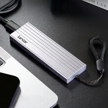 Lexar E6 M.2 NVMe 硬盘盒 USB3.2 Type-C SSD 固态硬盘盒 便携式硬盘盒 适用于 2280/2230/2260/2242 - 灰色 - 查看 4