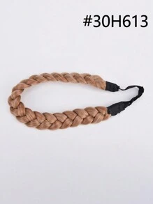 Adjustable Wig Headband Braid Hair Accessories, Heat Resistant Synthetic Fiber Fishbone Braid, Rope Braid