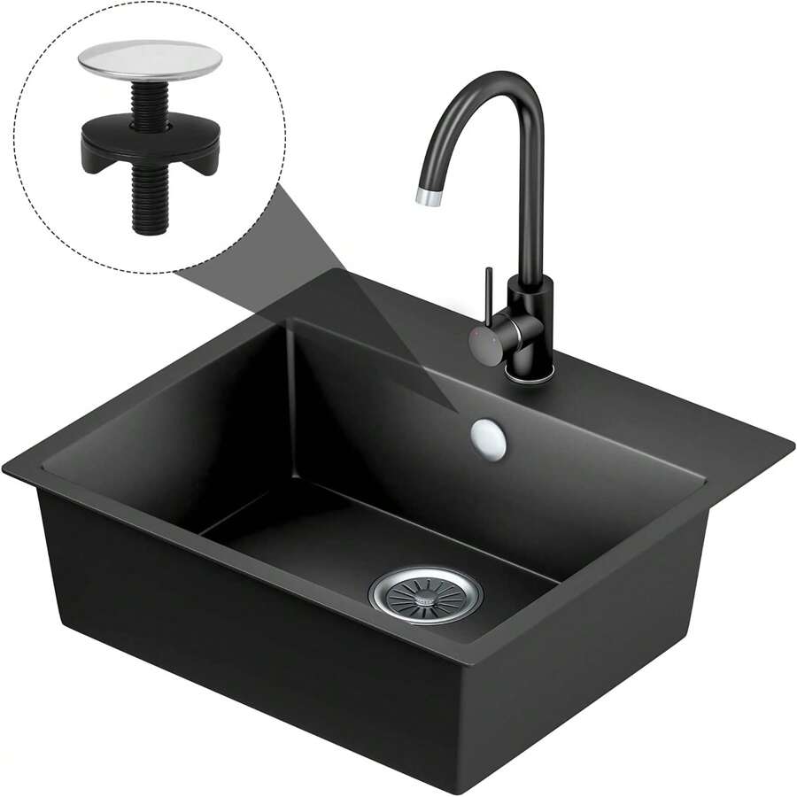 Kitchen Sink Faucet Hole Cover Plastic Tap Hole Blanking Plug Water
