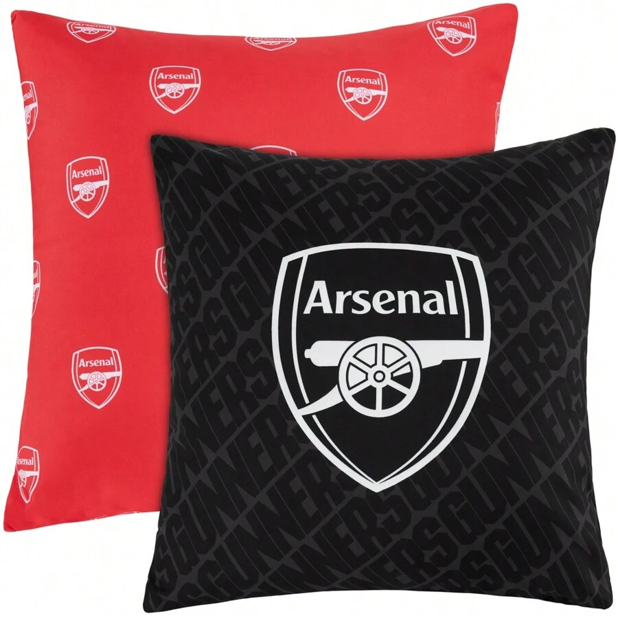 Arsenal F.C. Square Cushion Covers 39 X 39cm Bed Sofa Cover Pack Of 2 Gift