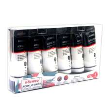 Motarro* 管装丙烯颜料，适合艺术初学者、业余画家、画布、岩石、木材、陶瓷（75 毫升 2.6 盎司）