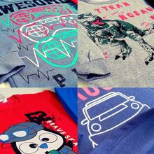8 Piece Kit Children's Sweatshirt Set Boys 1 To 14 Men Autumn Winter - Nhiều màu - Xem 2