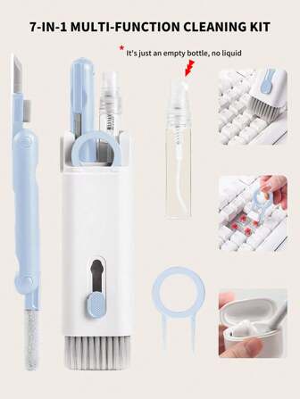 Laptop Keyboard Brush Cleaner Kit, VZUIWUS 7 In 1 Computer MacBook Earbud Cleaning Tool Kit