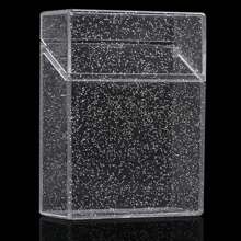 简约印花翻盖收纳盒，休闲日常使用，返校季 - 白色 - 查看 11