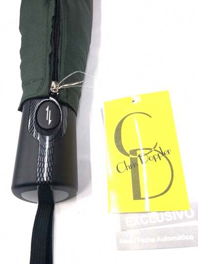 Guarda chuva automático abre e fecha alumínio 30 cm copa 1 metro Chris Doppler Original CD166 Unissex Drop Dry resistente leve moderno