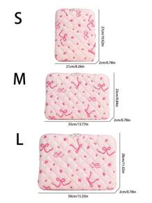 1 件可爱蝴蝶结/星星刺绣学生笔记本电脑包 11 英寸/13 英寸/15 英寸电脑包保护套文件袋笔记本电脑内胆包电脑手提包包 11 13 15 英寸便携式桌包适用于 Mac Book ASUS 适合女孩和青少年女孩和大学生适用于平板电脑手提包保护套 9-15 英寸兼容 Ipad Air 4 5 Pro 11 Mini 5 6 IPad 保护套适用于防震袋