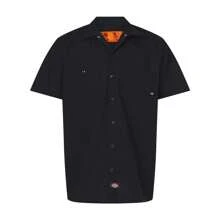 Dickies - Industrial Short Sleeve Work Shirt - S535 - Black - View 4