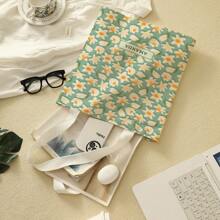 1pc Customized Canvas Bag, Unique Design (Photo, Landscape, Illustration), Foldable, Large Capacity, Lightweight, Stylish, Personalized Tote Bag, Shoulder Bag, Casual Shopping Bag Shop Back To School - Multicolor - View 2