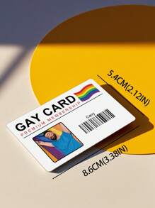 1 Thẻ ảnh và tên tùy chỉnh, Thẻ thành viên trọn đời LGBTQIA+ tùy chỉnh ảnh - Thẻ Tự hào LGBTQIA+, Thẻ thành viên LGBTQIA+ và các loại thẻ khác tùy chỉnh - Thêm ảnh của riêng bạn - Thẻ tên LGBTQIA+ cá nhân hóa, Thẻ ID LGBTQIA+ trọn đời độc đáo, nhãn dán hologram, quà tặng hài hước cho bạn bè và đồng nghiệp, quà tân gia sáng tạo, tông màu rừng. - Nhiều màu - Xem 5
