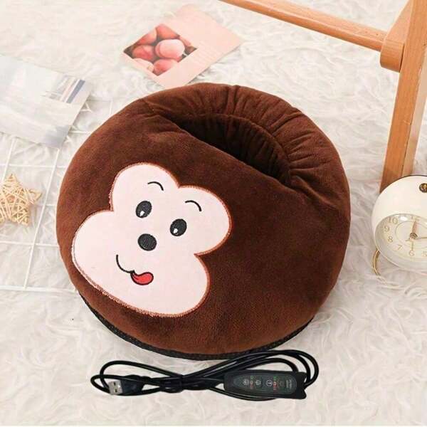 USB Powered Foot Warmer, Office Heating Pad, Electric Foot Warmer Mat, Electric Heated Foot Slippers, Warming Device