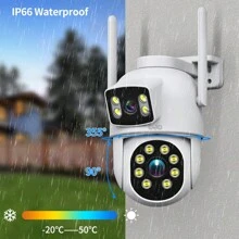 2nlf® Cámara De Segurida d Wifi Hd 8mp Con Alarmaa Ip Aplicación IPC360home - Blanco - Ver 7