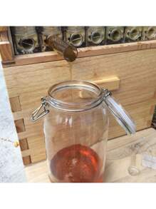 7 Auto Flowing Beehives Frames + 10 Bee Frames Foundations + 2 Hive Box Brood Super Box - 1 - 查看 7