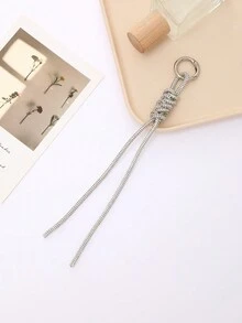 1 件奢华水钻装饰长链钥匙扣，多色 - 彩色 - 查看 6