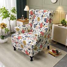 2pcs Waterproof Stretch Universal Tiger Chair Cover Protector Set, Tiger Print Pattern, Includes 1 Sofa Cover + 1 Cushion Cover Gifts Birthday Graduation