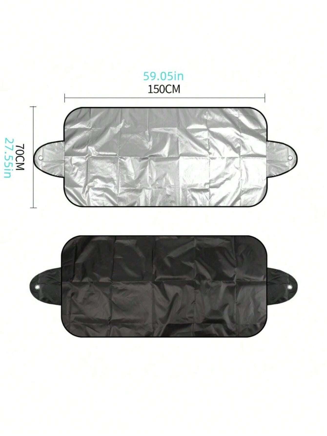 1pc Oxford Cloth Car Windshield Sunshade Cover, Sunblock & AntiFrost Protection,