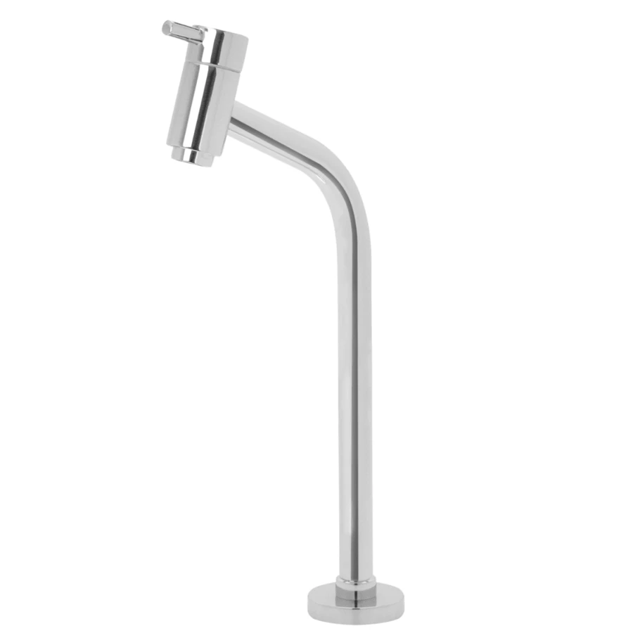 Link 45° Luxury Metal Bathroom Washbasin Tap ¼ Turn - 銀色 - 查看 1