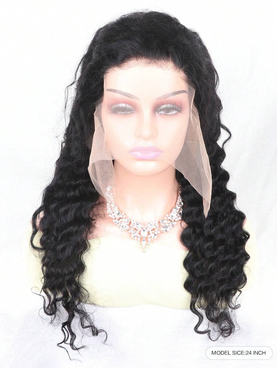 Deep Wave Lace Front Wigs Human Hair 13x4 Transparent Lace Frontal Deep